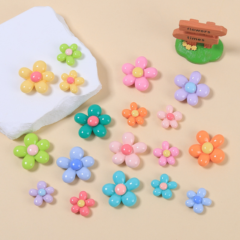 Flower Preservation Resin - 10-20Pcs Colorful Big Small Flower Flat