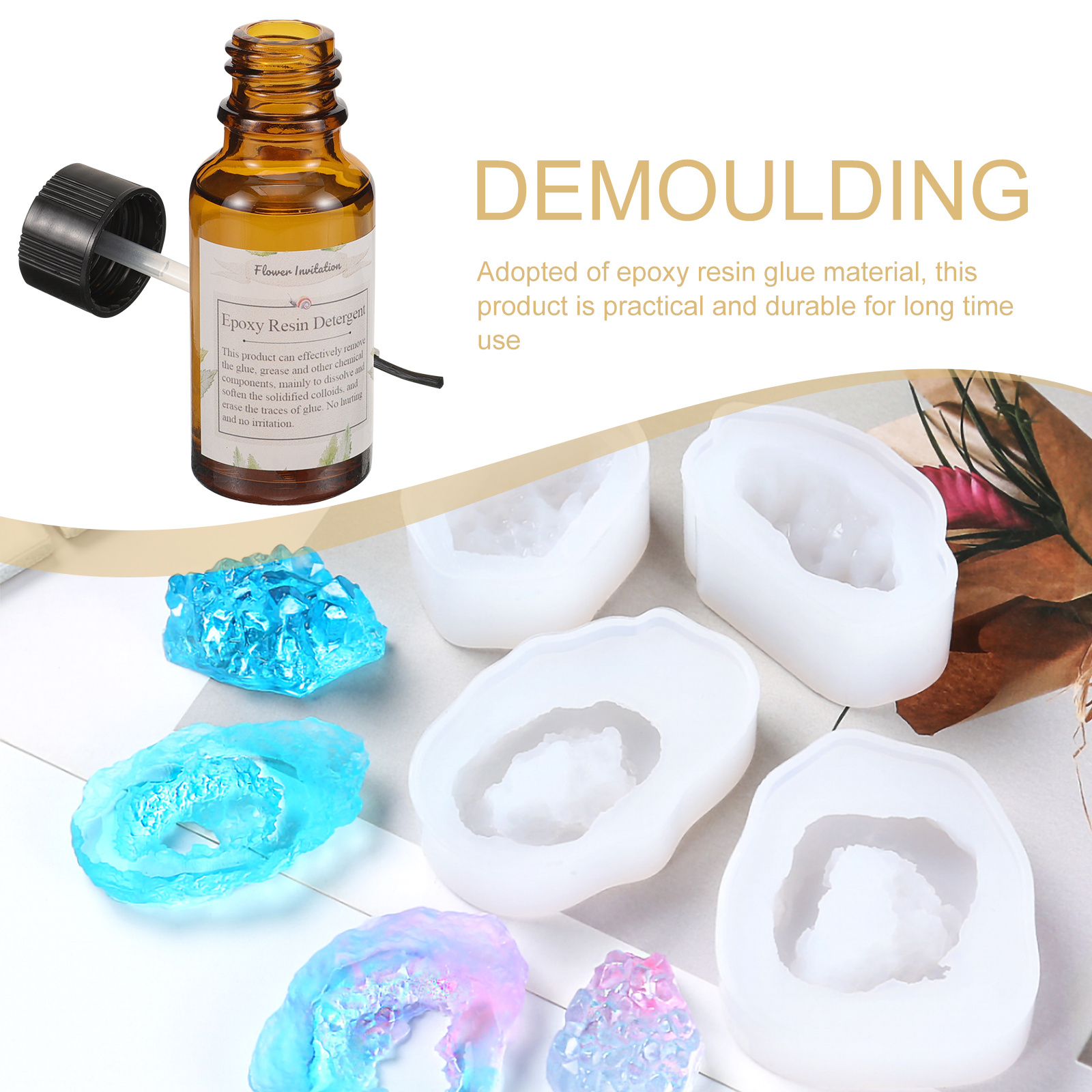 Resin Craft Supplies - 2Pcs Resin Mold Release Agent Epoxy