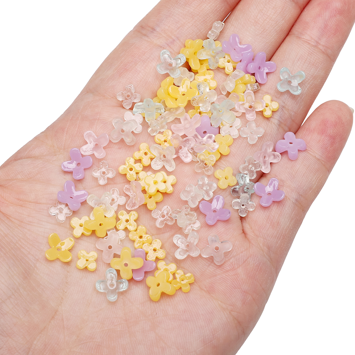 20pcs 5 7mm Resin 4 Petals Flo – Flower Preservation Resin recenzja i cena