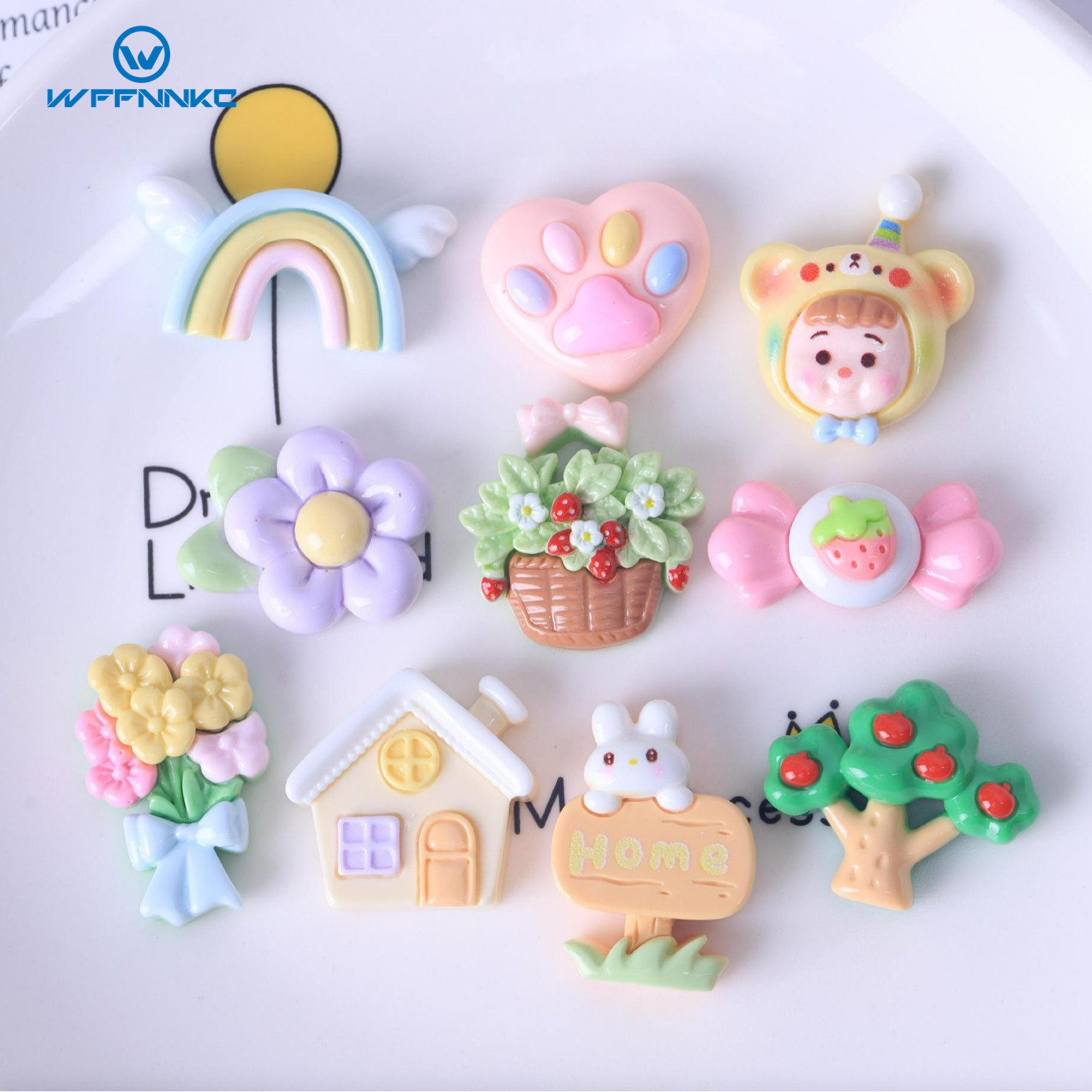 WFFNNKC 10-20Pcs Sweet Flower  – Flower Preservation Resin recenzja i cena