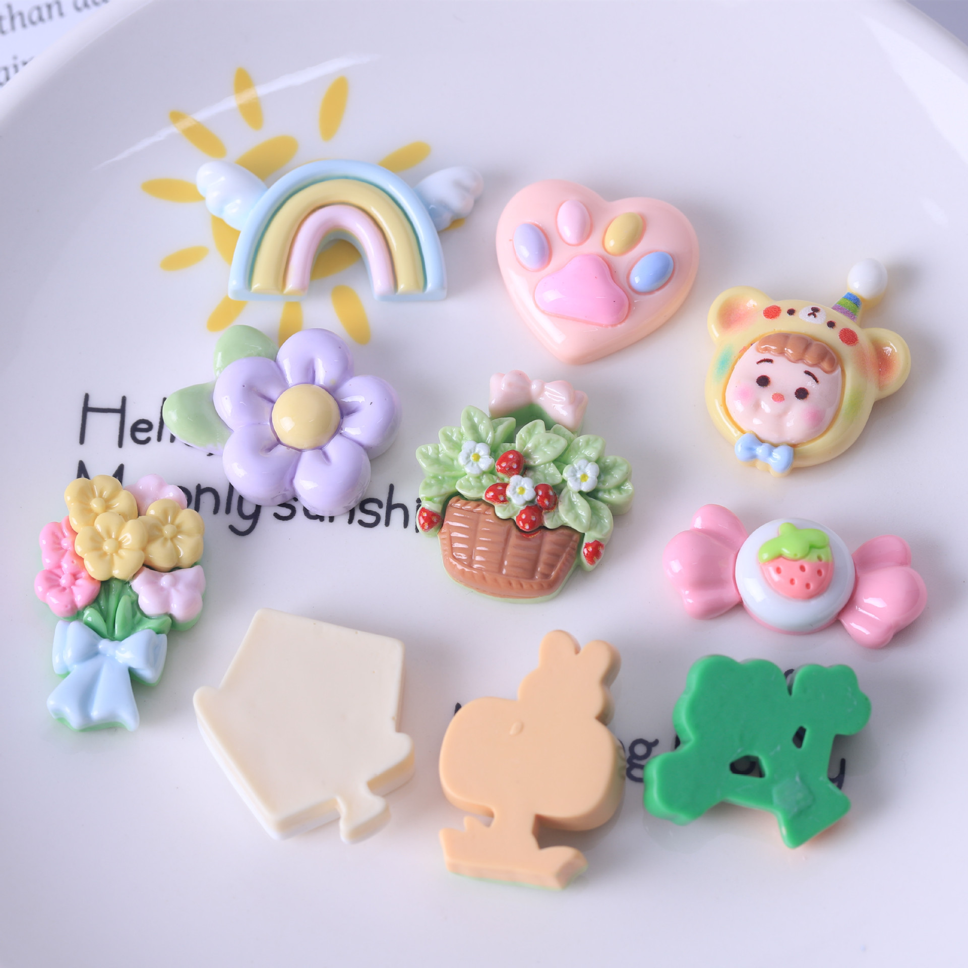 WFFNNKC 10-20Pcs Sweet Flower  – Flower Preservation Resin recenzja i cena