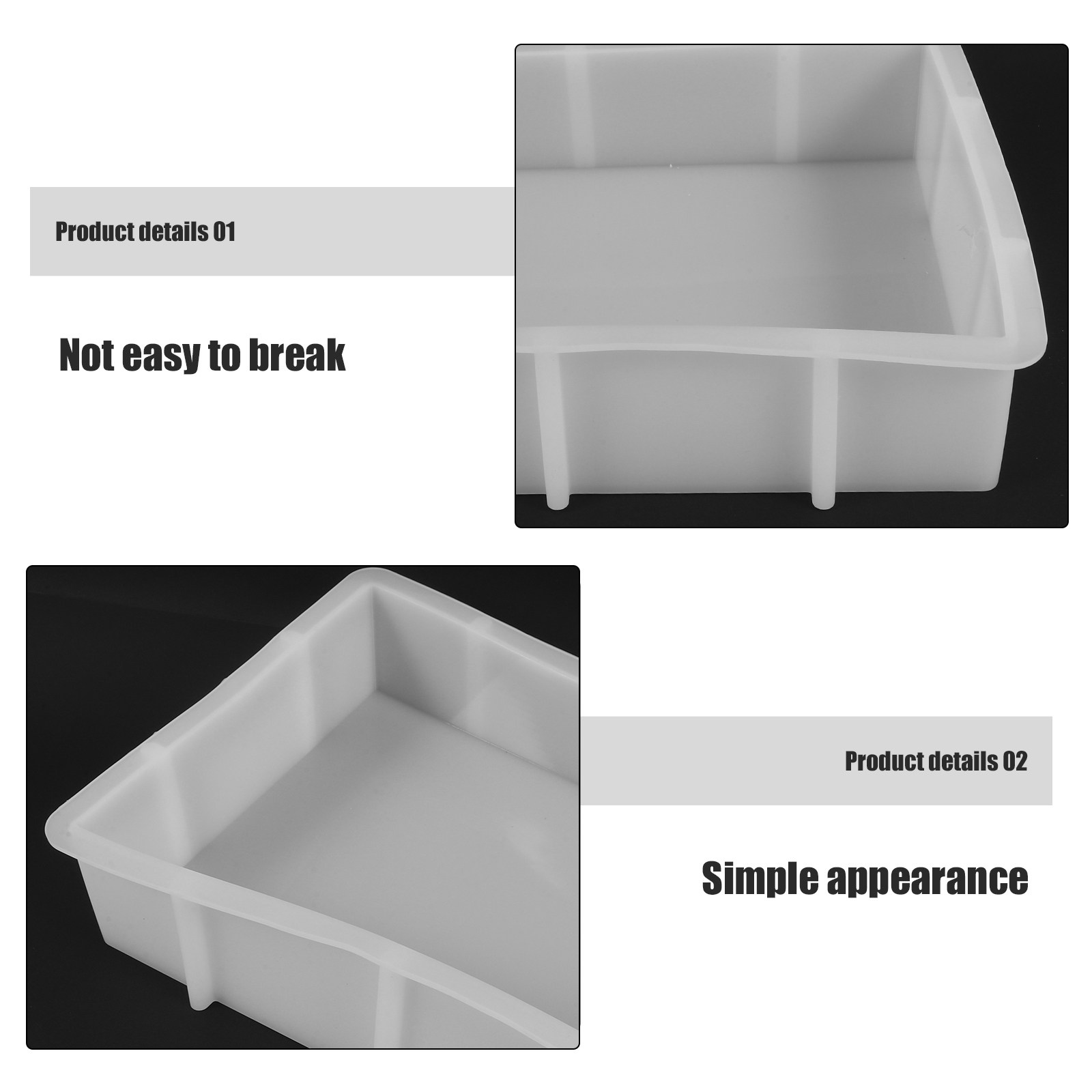 Large Rectangle Silicone Molds – Flower Preservation Resin recenzja i cena