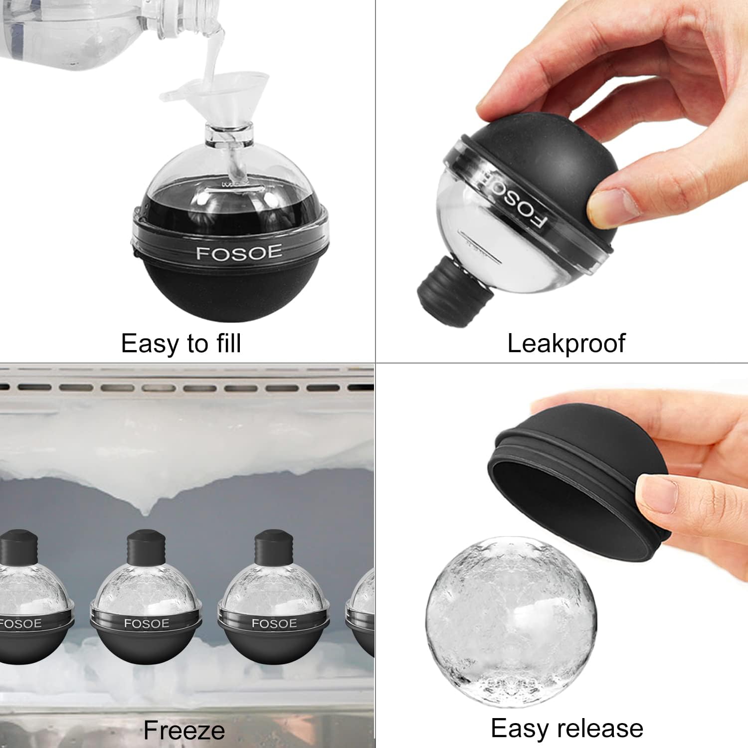 Silicone Ice Ball Molds for Wh – Coaster Mold Round recenzja i cena