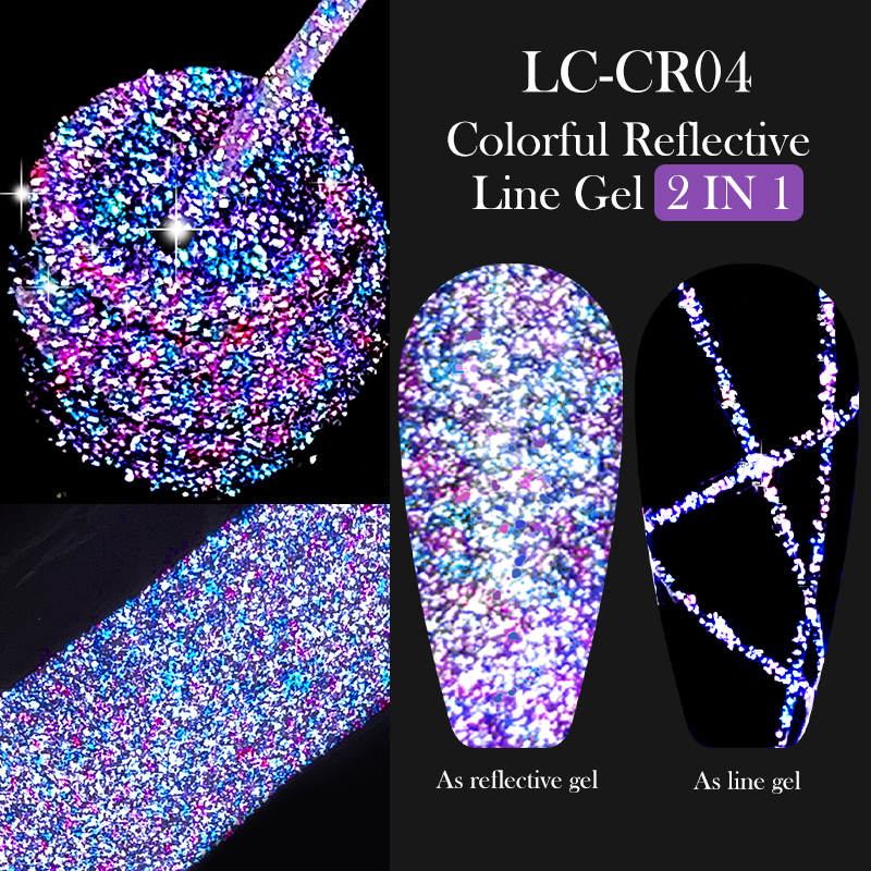 LILYCUTE 6Pcs/Set 5ml Reflecti – Resin Glitter Pack recenzja i cena