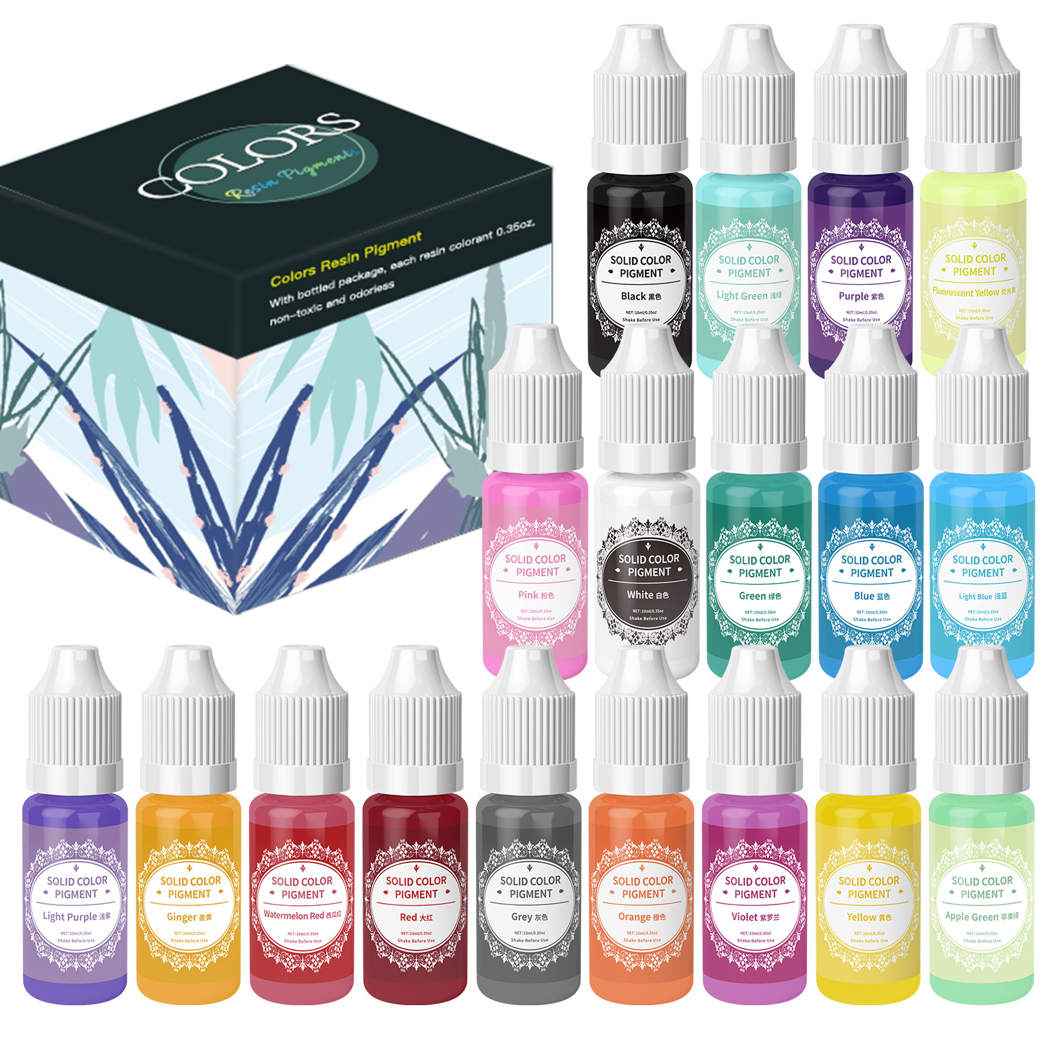 Epoxy Resin Pigment Set Liquid – Resin Pigment Set recenzja i cena