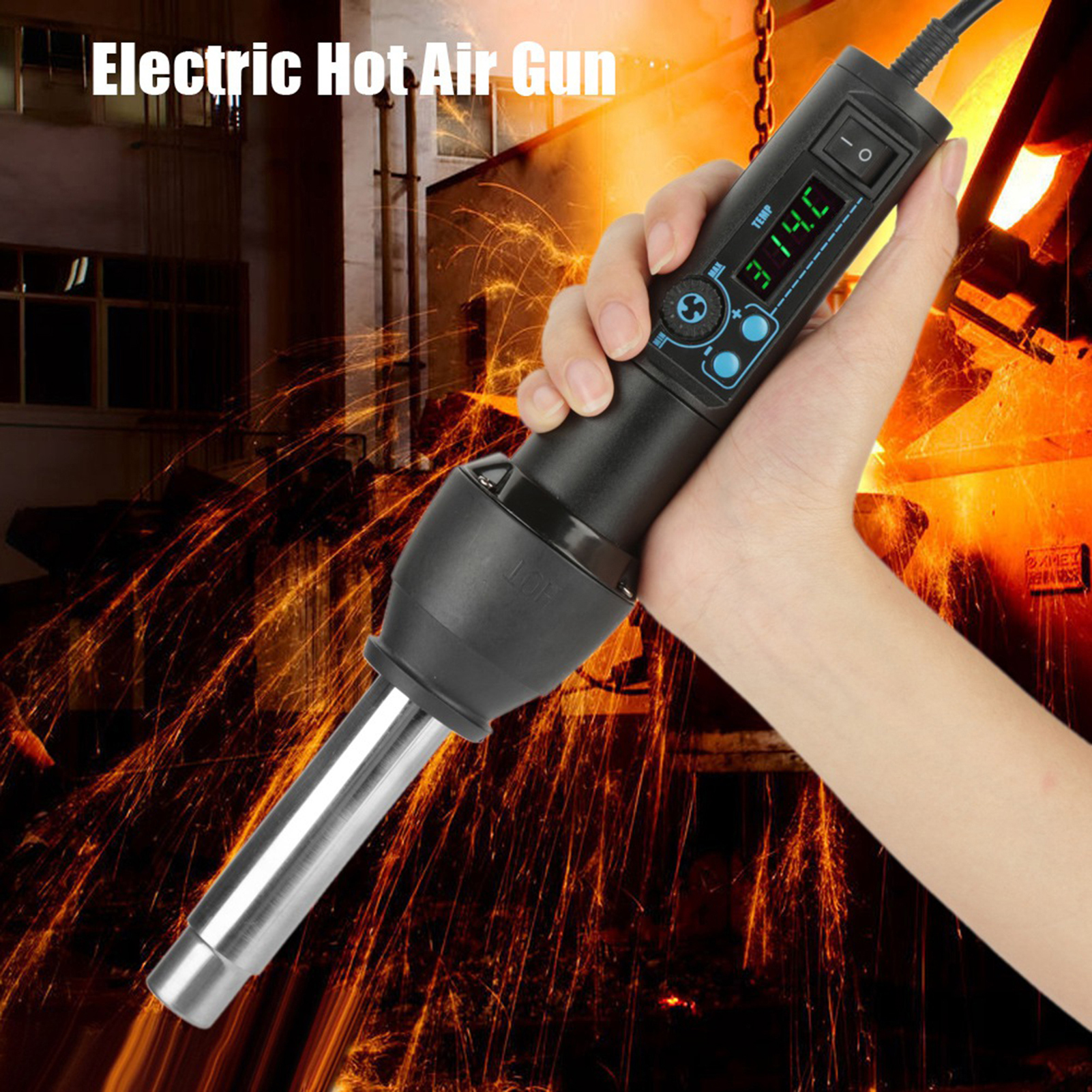 8858‑I / 650W LED Digital Disp – Heat Gun Small recenzja i cena