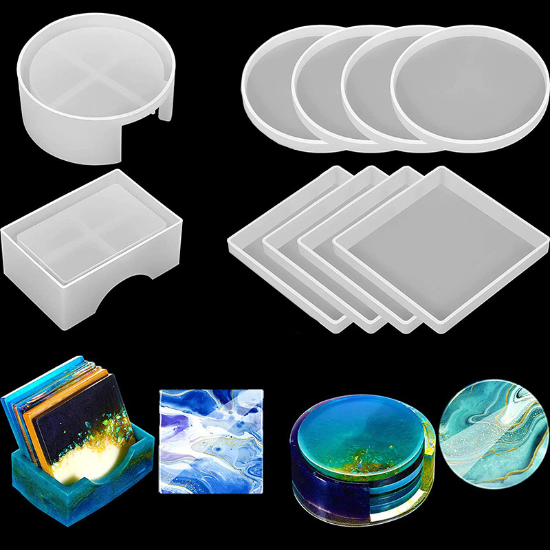 5Pcs/Set DlY Epoxy Resin Cup C – Serving Tray Mold recenzja i cena
