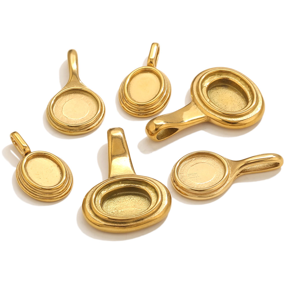 5pcs Stainless Steel Round Ova – Resin Craft Supplies recenzja i cena