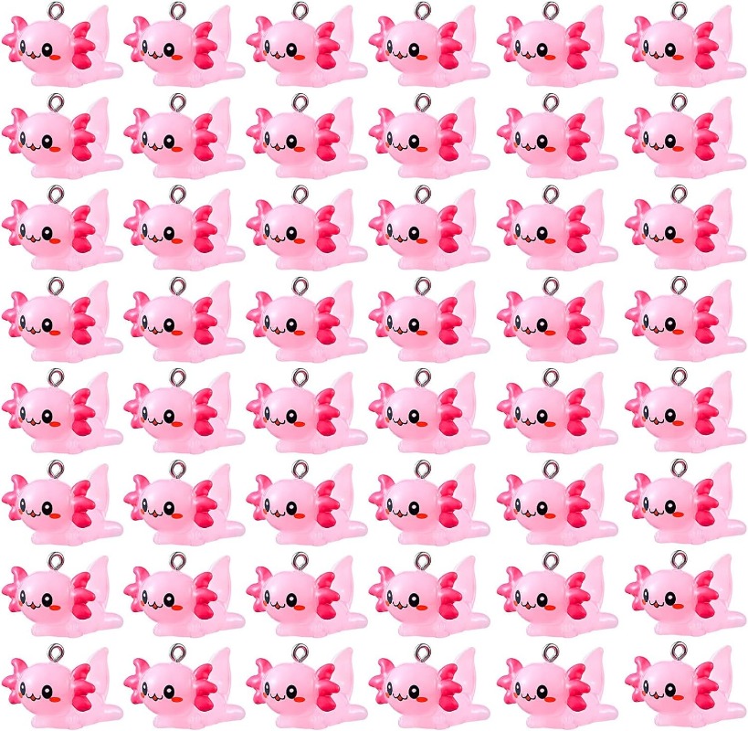 10PCS Resin Mini Axolotl Charm – Resin Craft Supplies recenzja i cena
