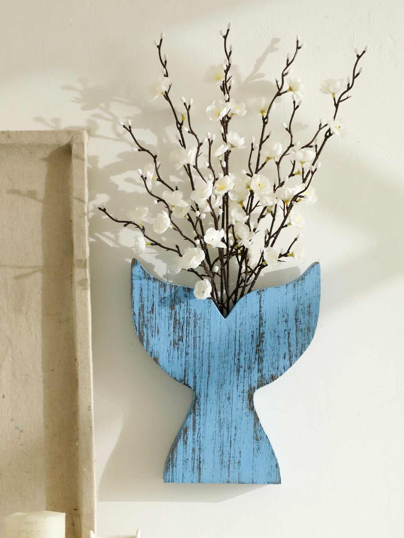 Nautical Wooden Vase Whale Tai – Dried Flower Bulk recenzja i cena