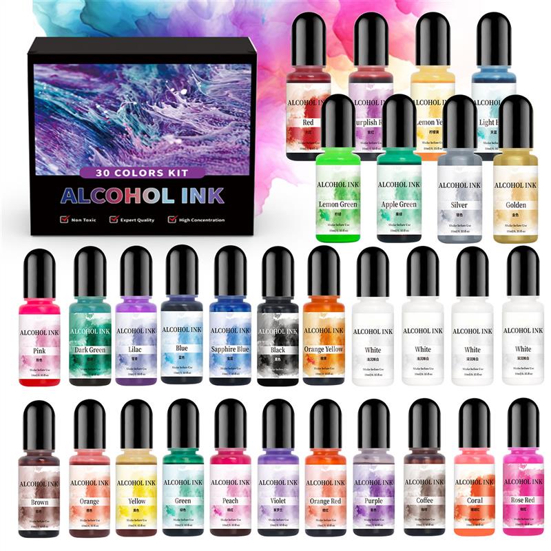 1 Set Art Ink Alcohol Epoxy Re – Resin Dye Alcohol recenzja i cena