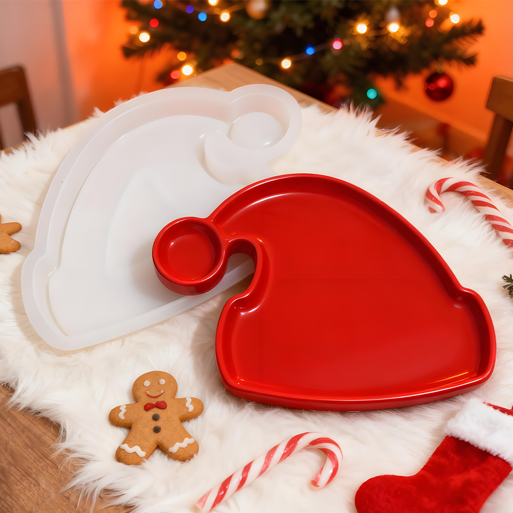 S0246 Christmas Tree Santa Hat – Serving Tray Mold recenzja i cena