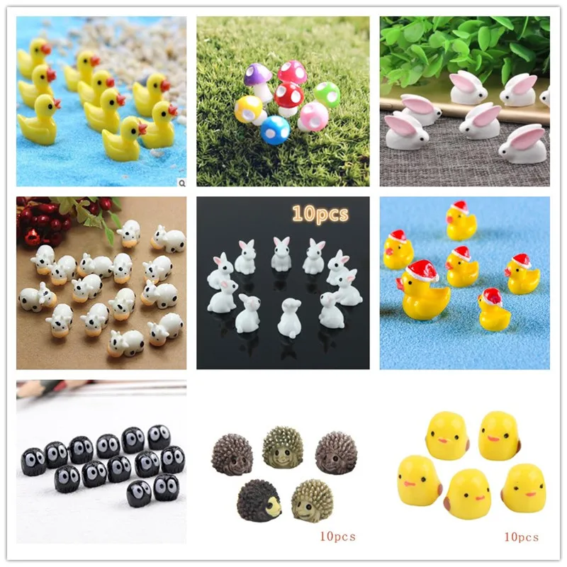 10Pcs/Hedgehog and Cows/Cute A – Terrarium Moss Art recenzja i cena