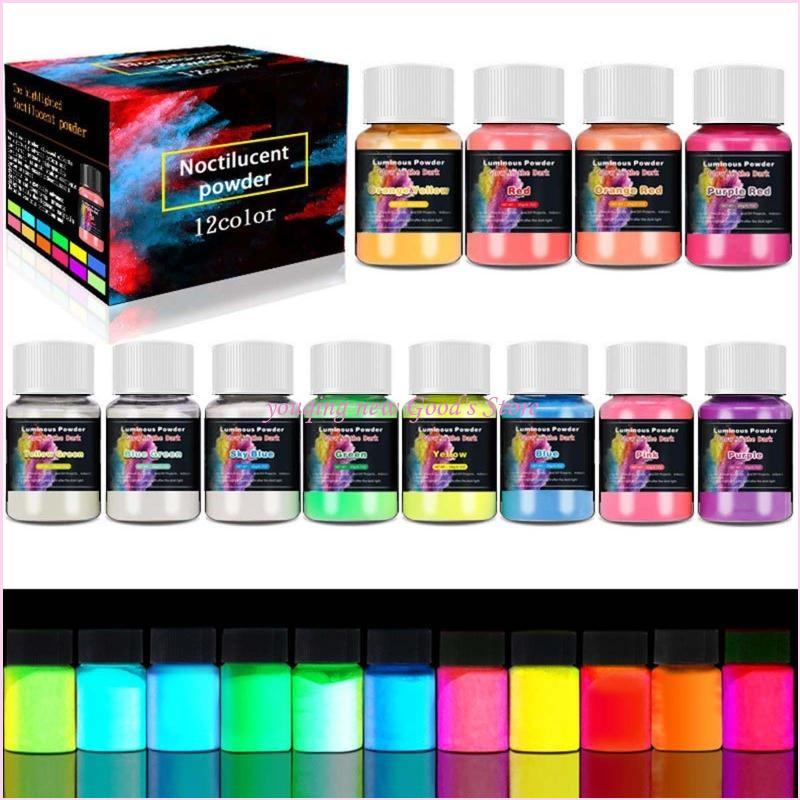 57QA 12 Colors Luminous Powder – Resin Pigment Set recenzja i cena