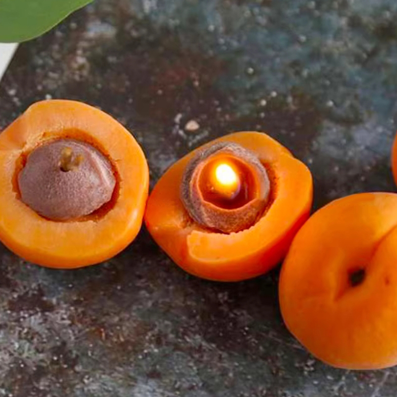 3D Apricot Fruit Candle Silico – Resin Craft Supplies recenzja i cena