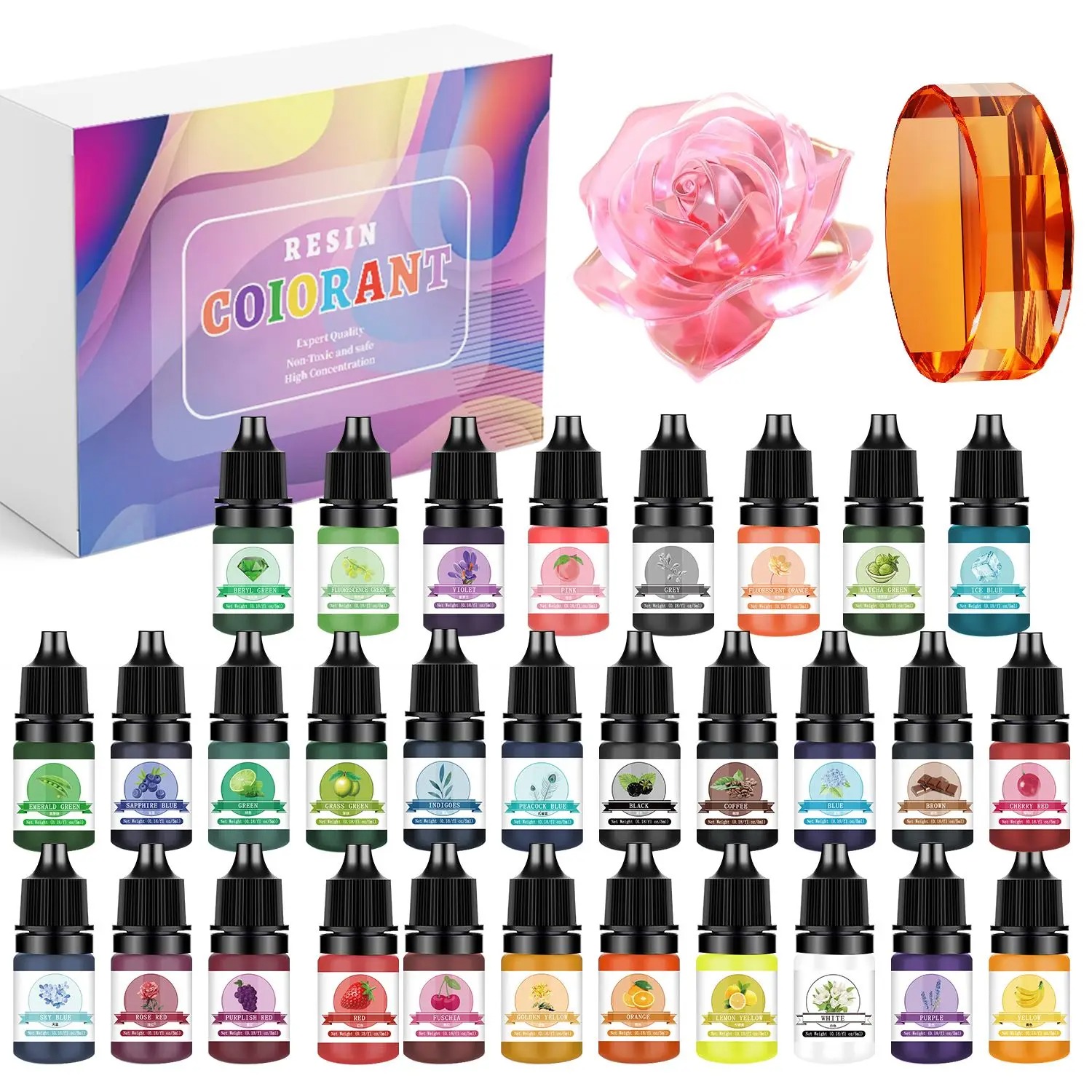 30Colors 5ml Epoxy Resin Pigme – Resin Pigment Set recenzja i cena