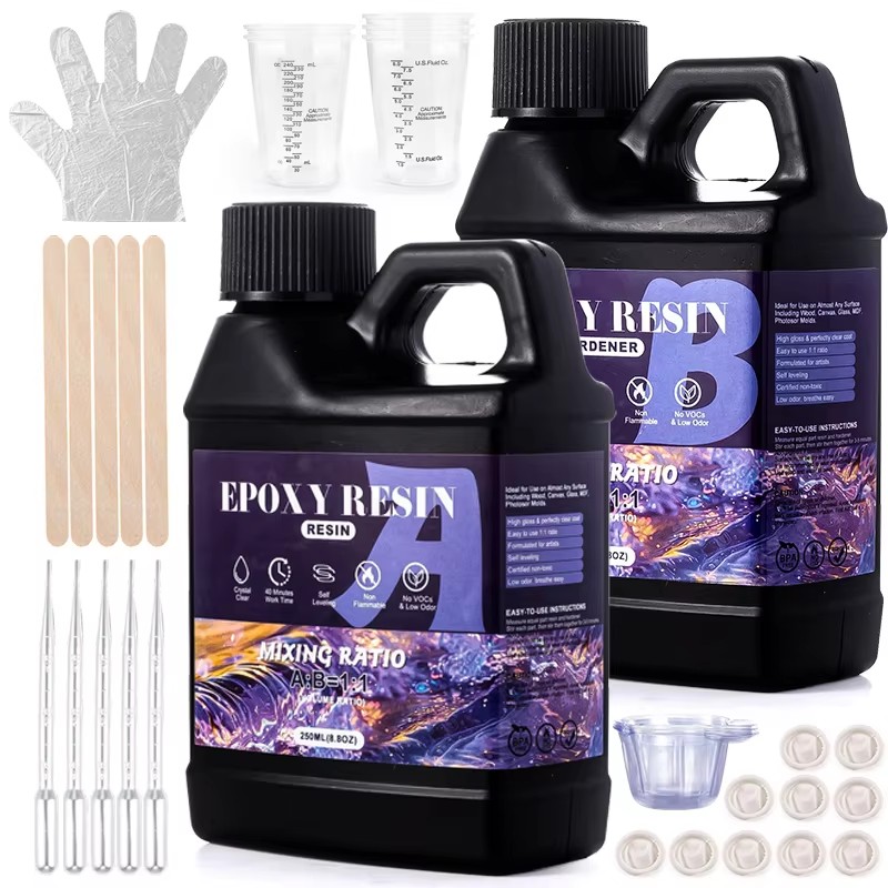 Easy Mix 1:1 Epoxy Resin Kit C – Gold Foil Flakes recenzja i cena