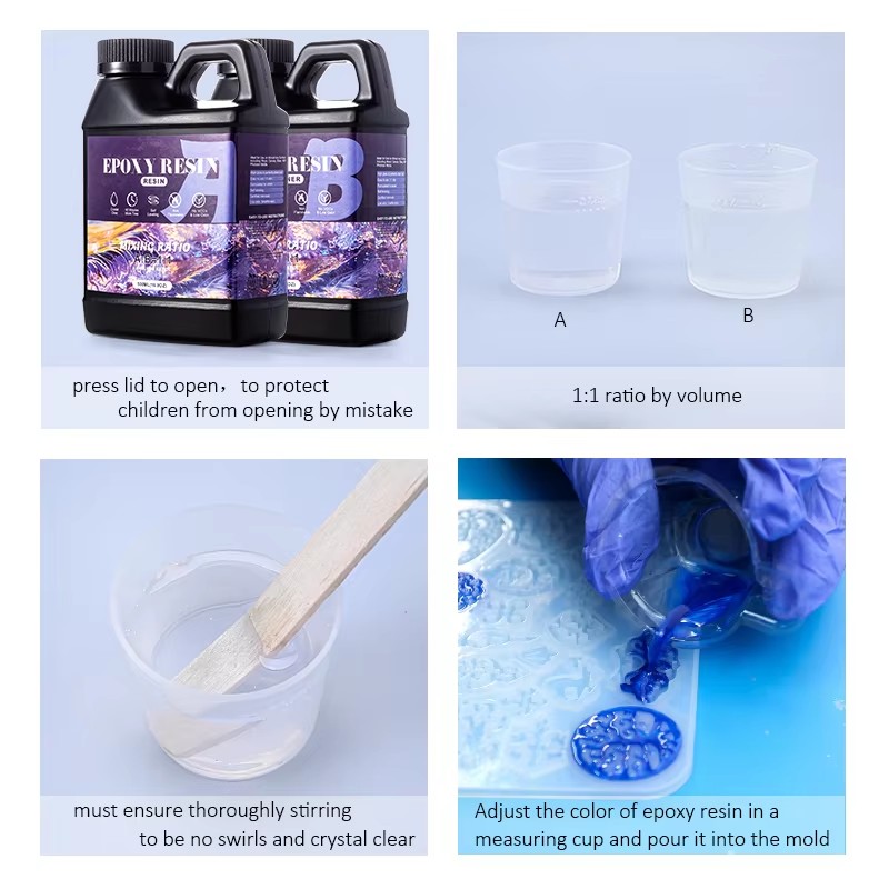 Easy Mix 1:1 Epoxy Resin Kit C – Gold Foil Flakes recenzja i cena