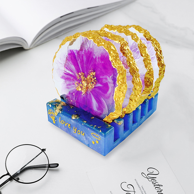 DM413 Drusy Coaster Resin Mold – Geode Mold Silicone recenzja i cena