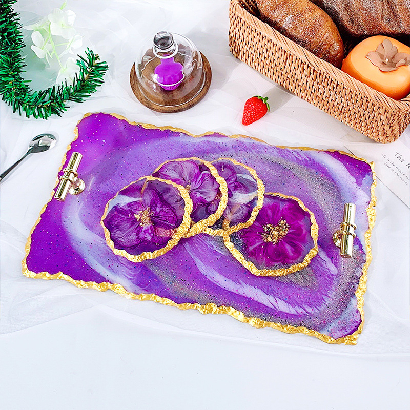 DM413 Drusy Coaster Resin Mold – Geode Mold Silicone recenzja i cena