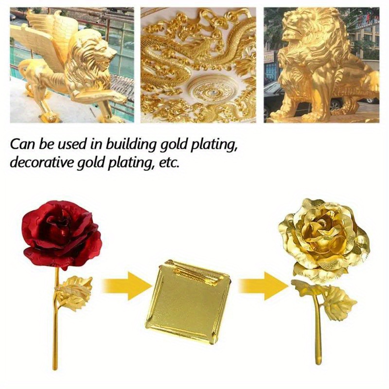 Aomily 9x9cm 100 Sheets Practi – Gold Foil Flakes recenzja i cena
