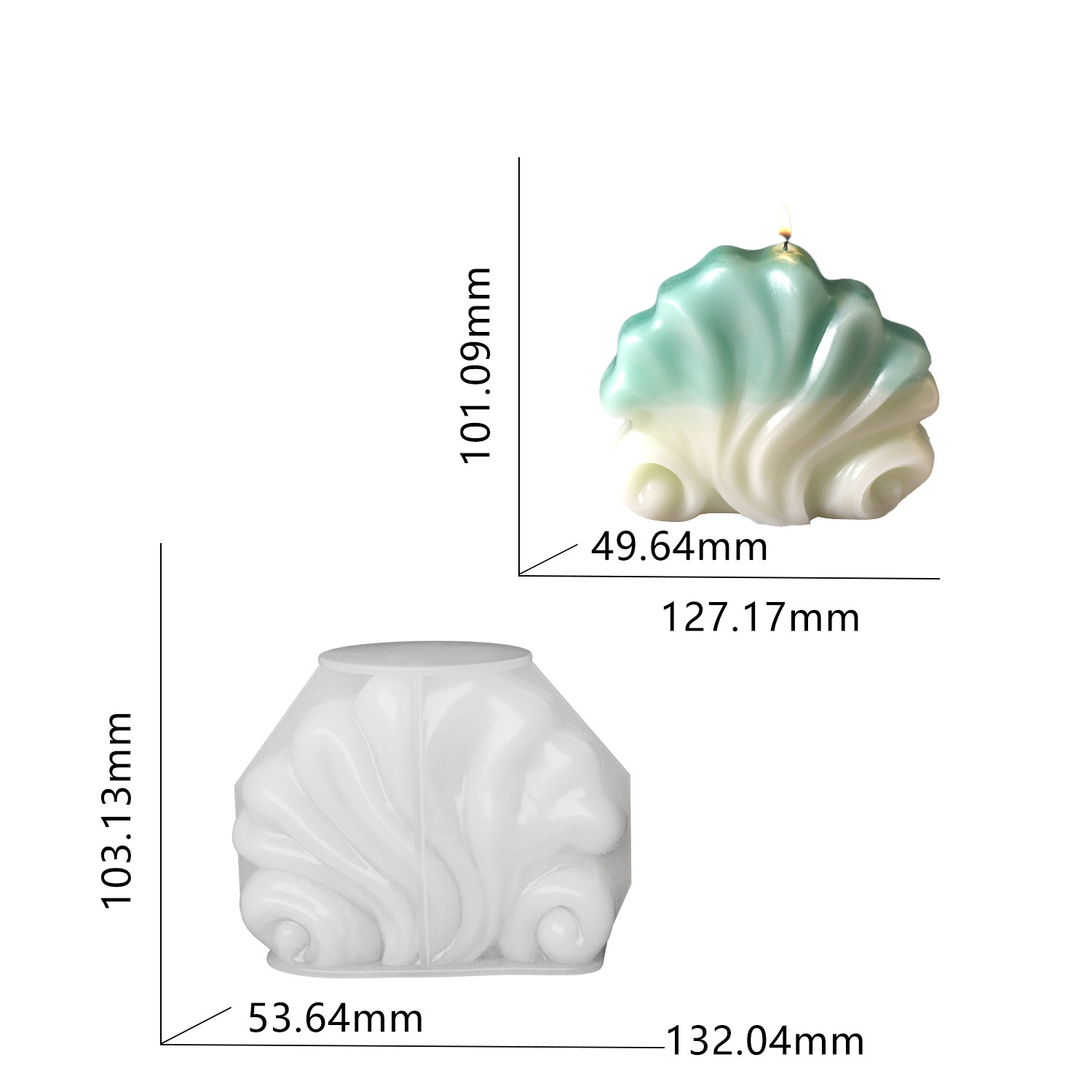 Ocean Shell Candle Silicone Mo – Resin Ocean Wave Mold recenzja i cena