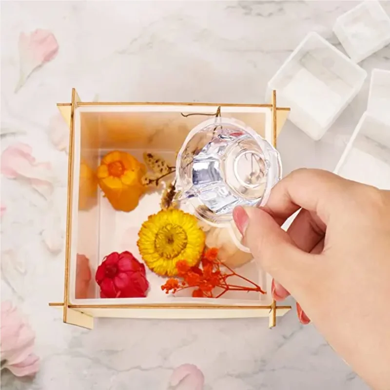 Large Square Resin Molds Upgra – Flower Preservation Resin recenzja i cena