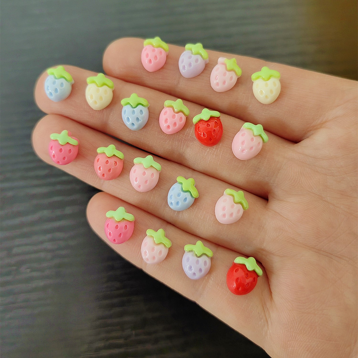 30Pcs New Cute Resin Mini Smal – Flower Preservation Resin recenzja i cena