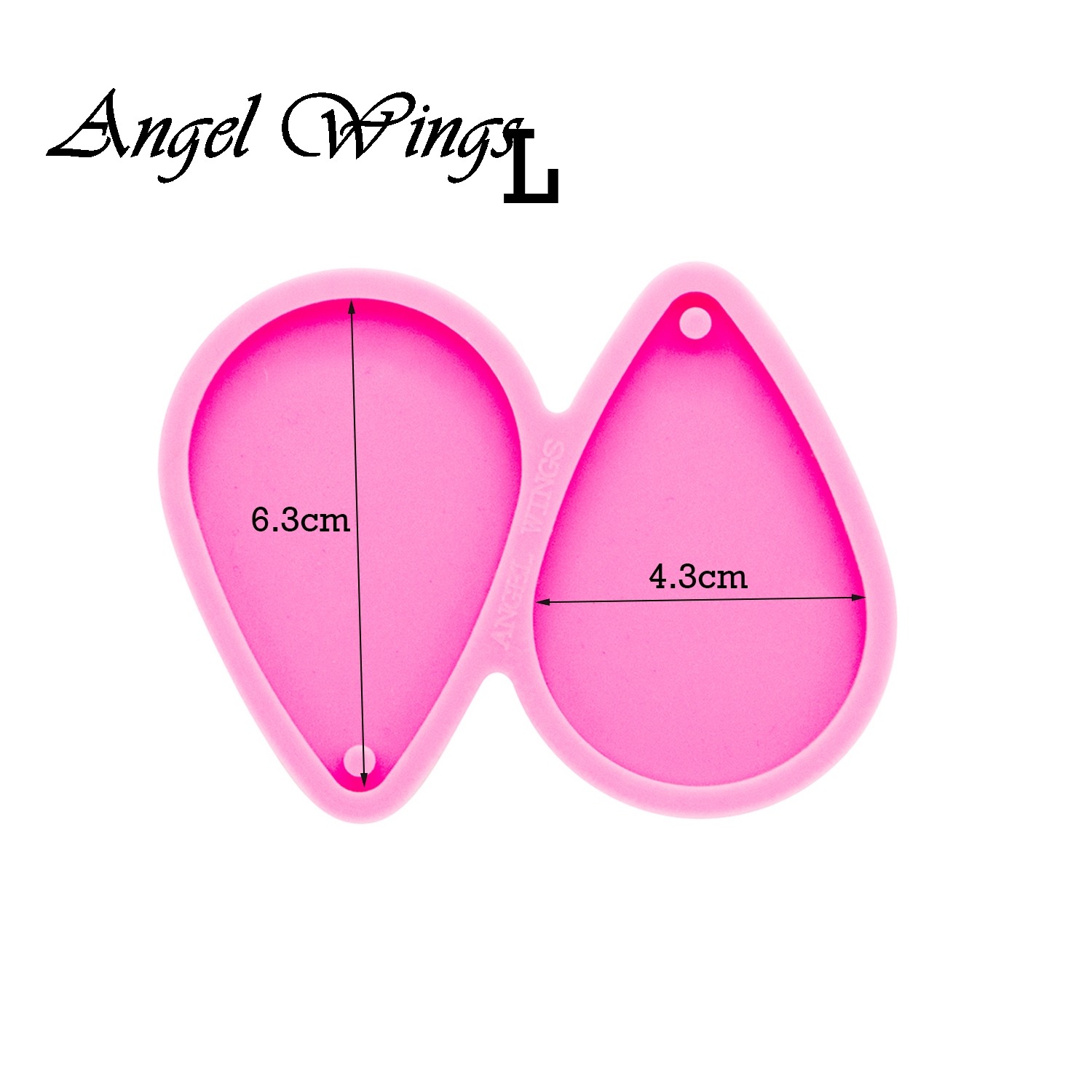 Shiny Tear Drop Hoop Earrings  – Geode Mold Silicone recenzja i cena