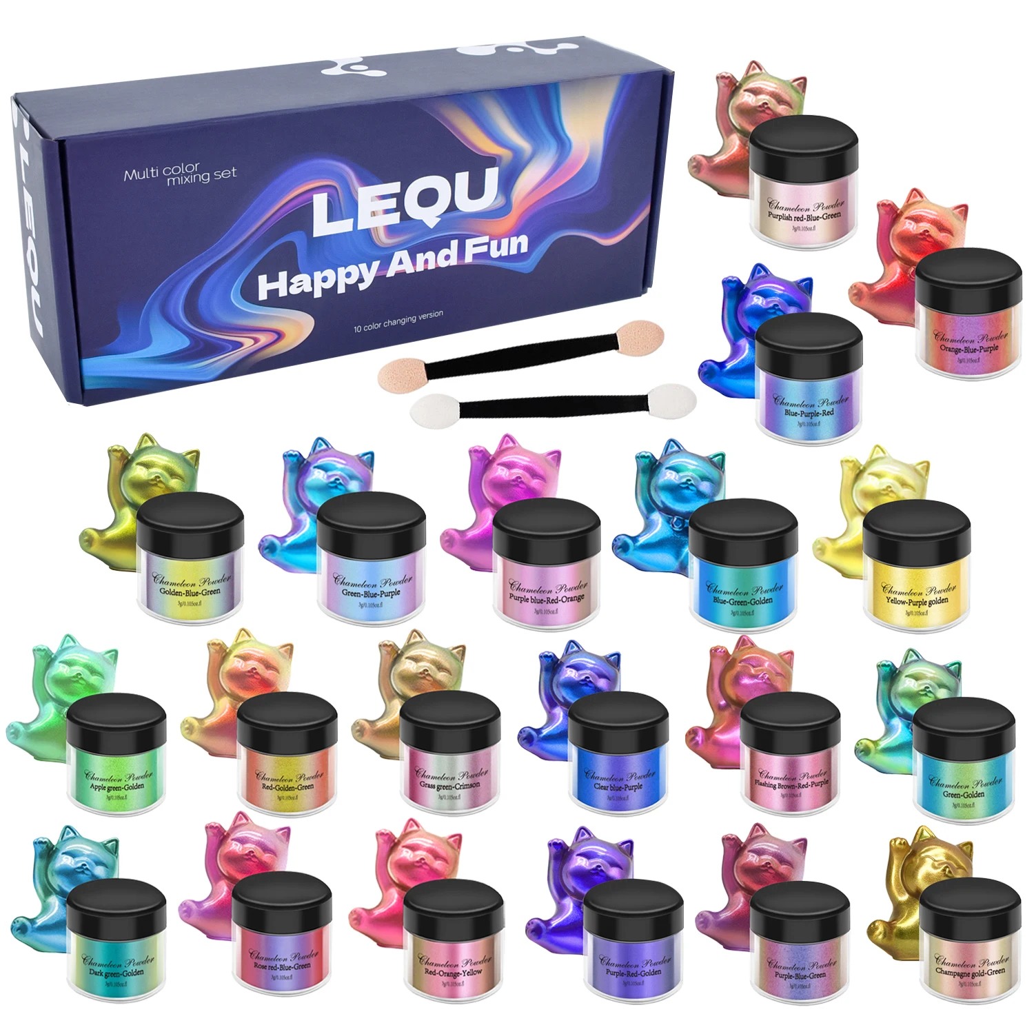 A set of chameleon pink nail c – Resin Glitter Pack recenzja i cena