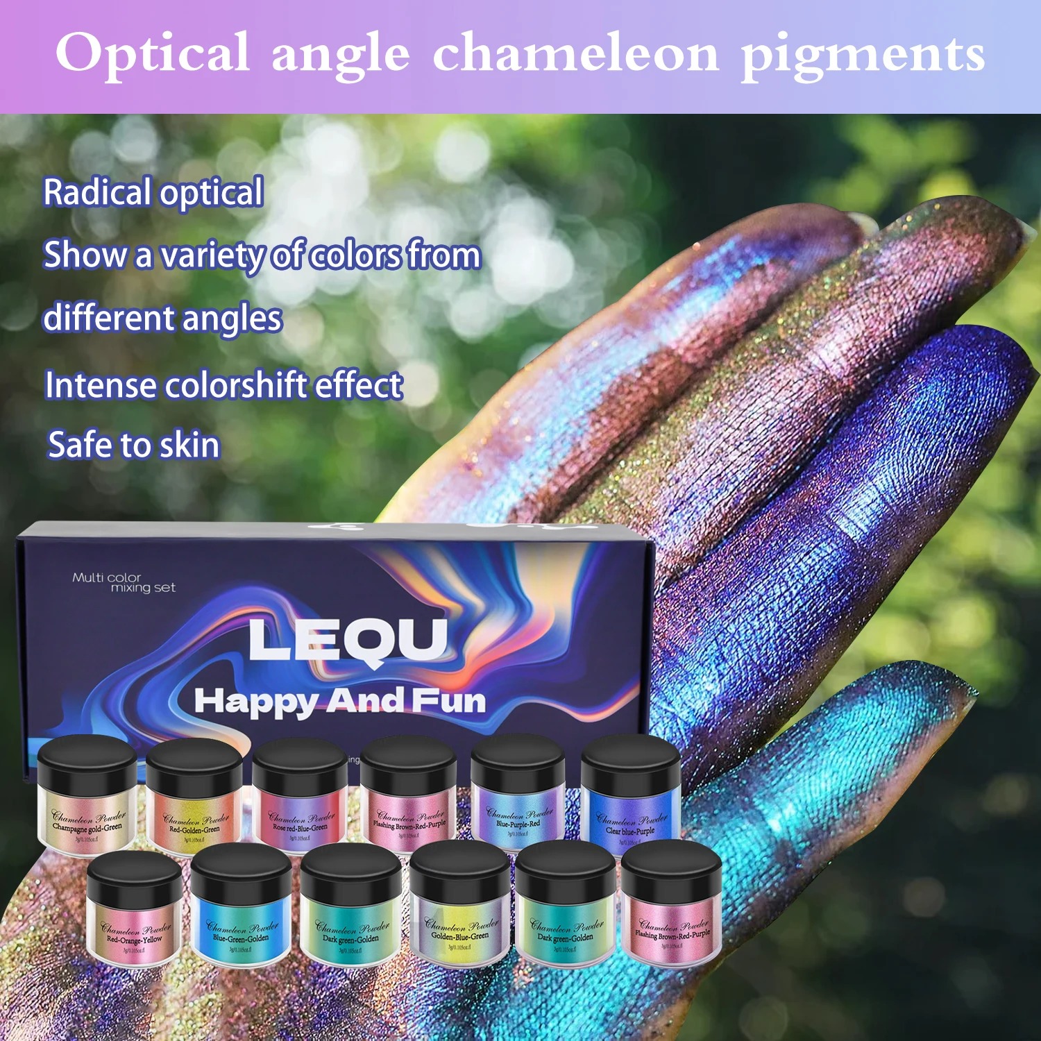 A set of chameleon pink nail c – Resin Glitter Pack recenzja i cena