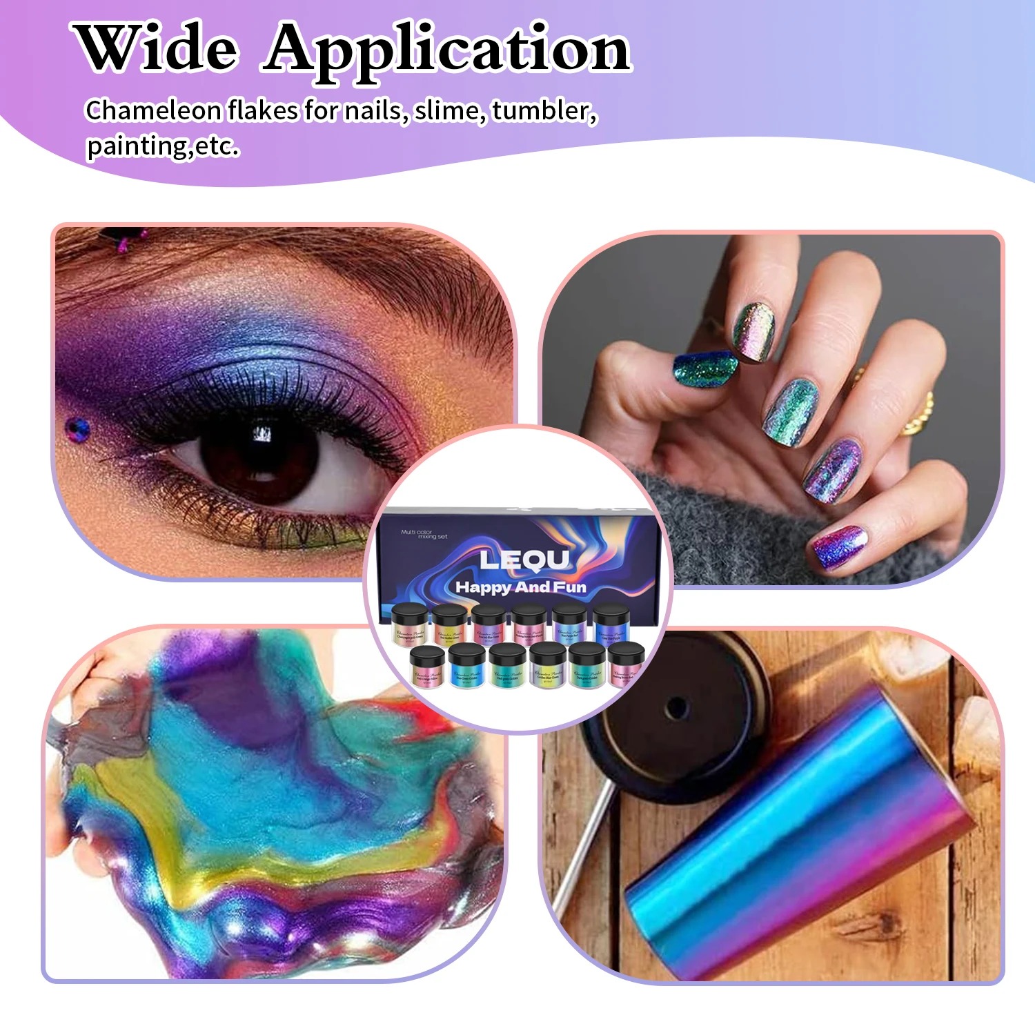A set of chameleon pink nail c – Resin Glitter Pack recenzja i cena