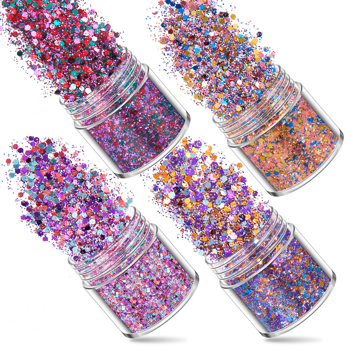 SNASAN 4Pcs Color Superfine Gl – Gold Foil Flakes recenzja i cena
