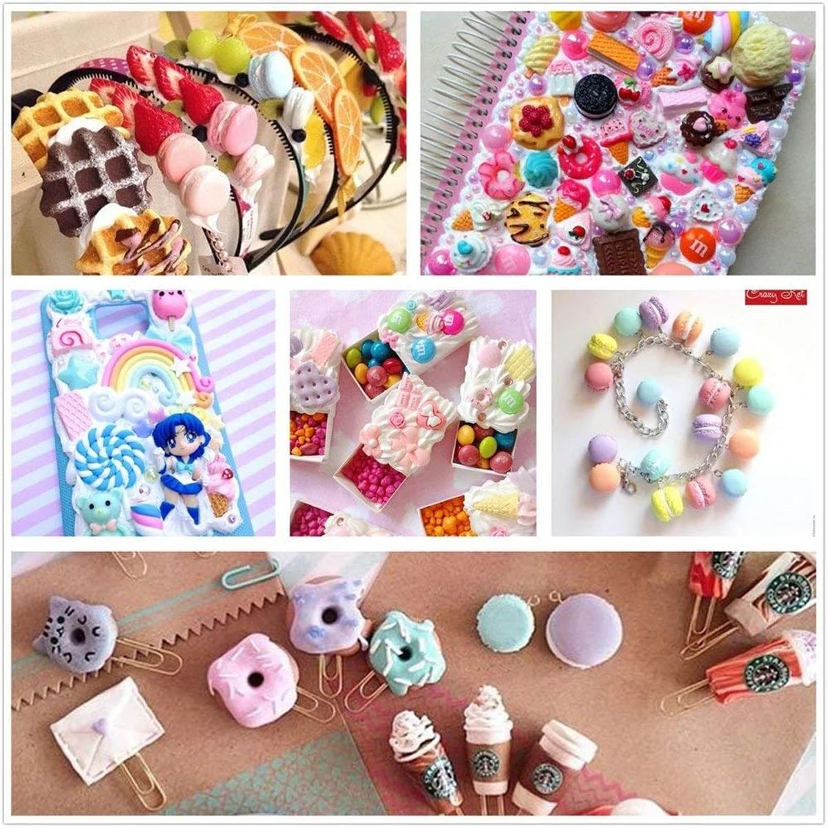 30pcs Random Candy Slime Charm – Resin Craft Supplies recenzja i cena