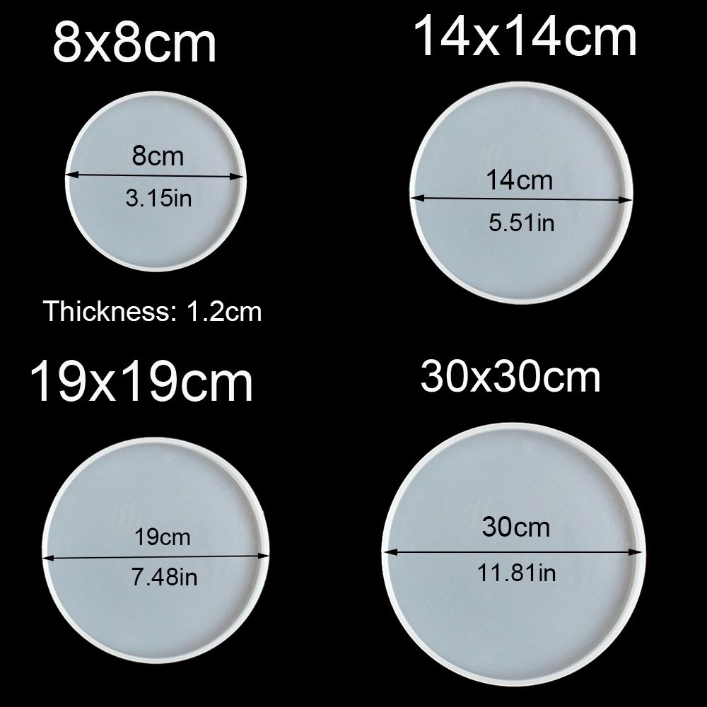 DIY Craft Silicone Fluid Arts  – Coaster Mold Round recenzja i cena