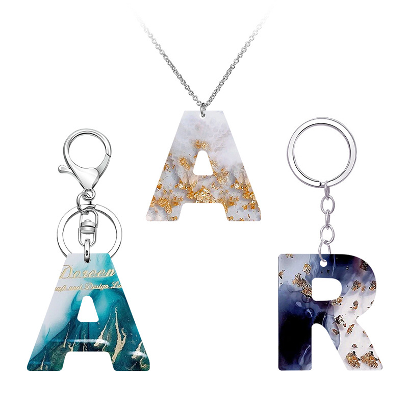 Alphabet Epoxy Resin Silicone  – Gold Foil Flakes recenzja i cena
