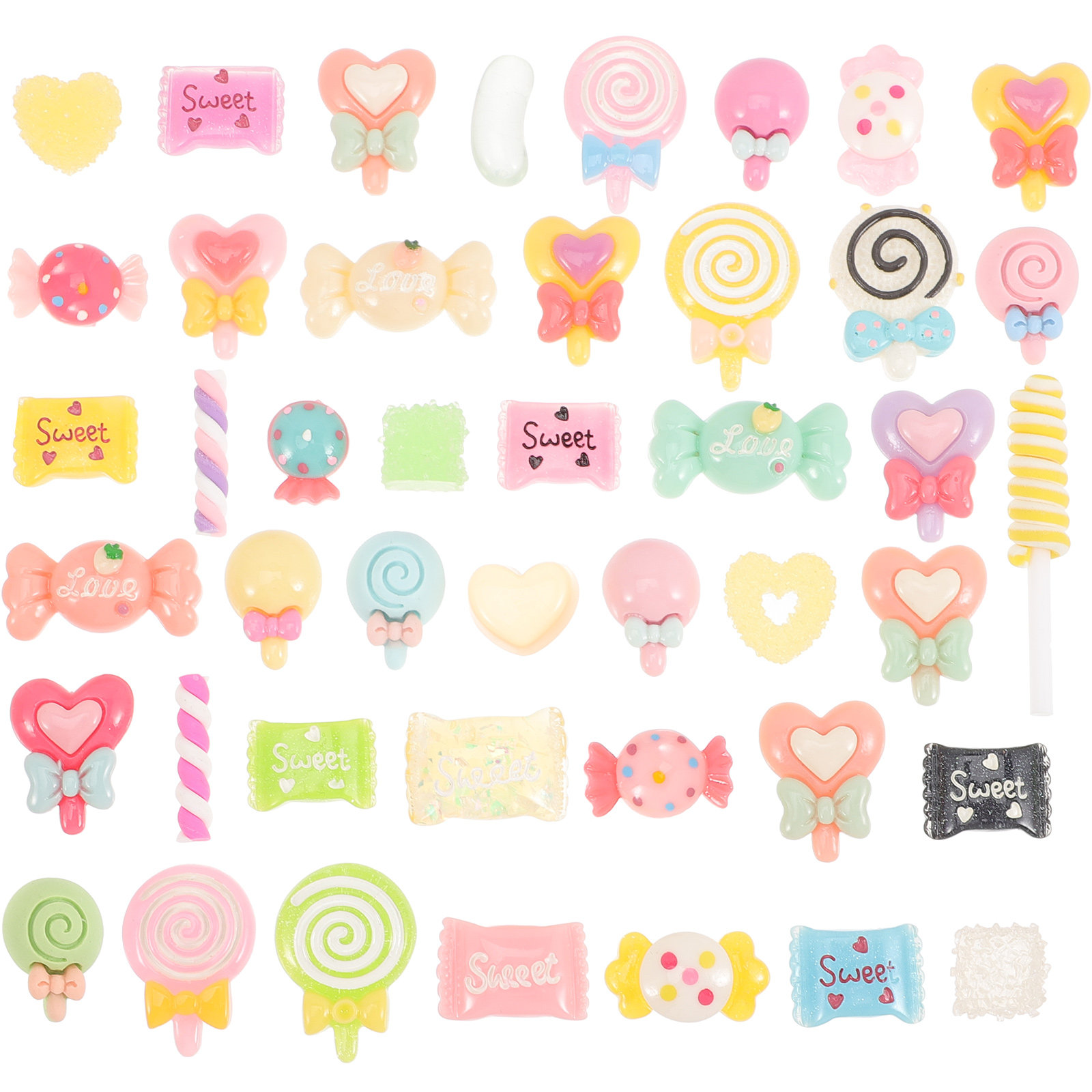 50Pcs Candy Hair Clips Resin F – Resin Crafts recenzja i cena