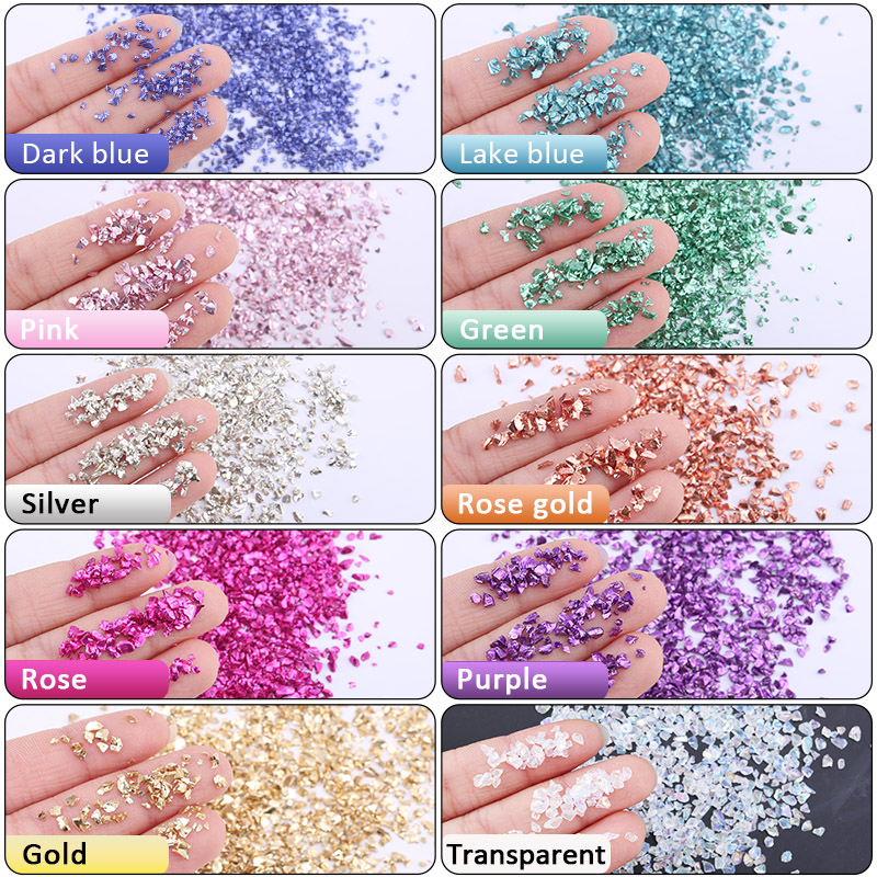 Epoxy Resin Colorful Metallic  – Gold Foil Flakes recenzja i cena