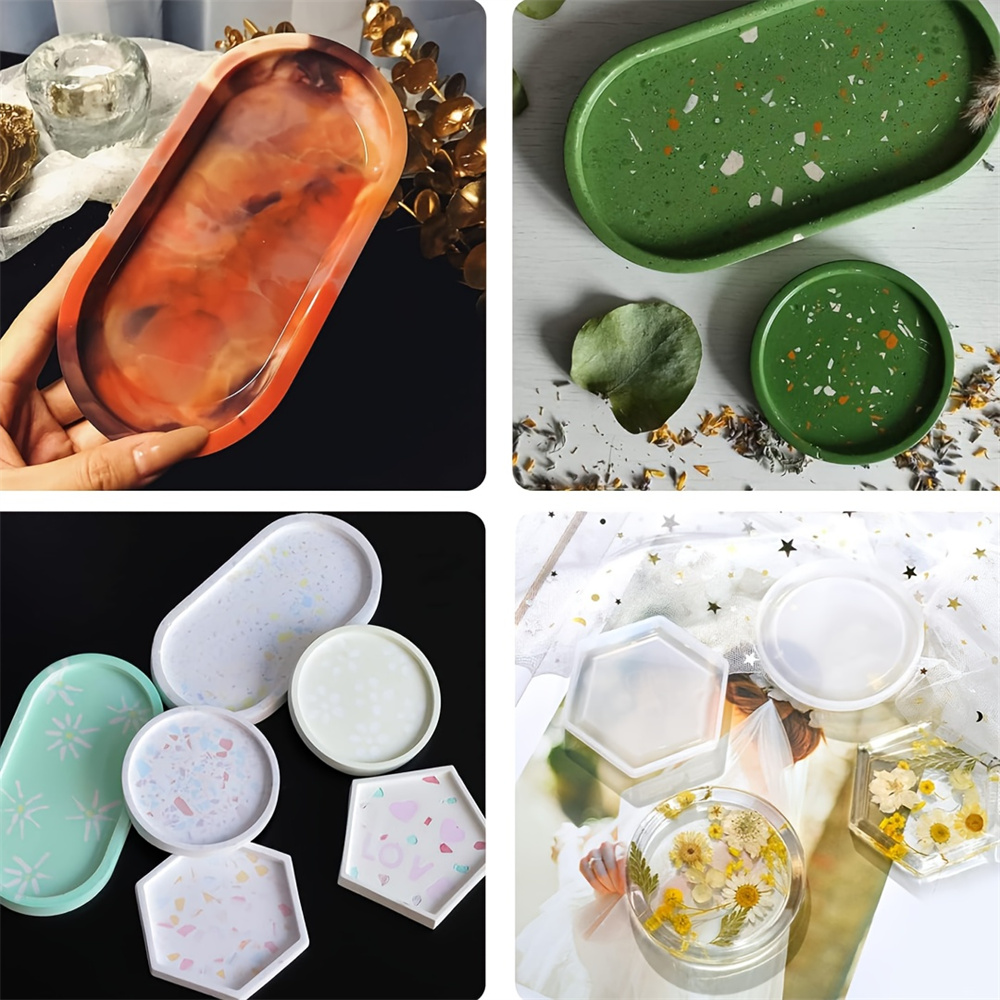 4pcs/Set Storage Tray Coaster  – Serving Tray Mold recenzja i cena