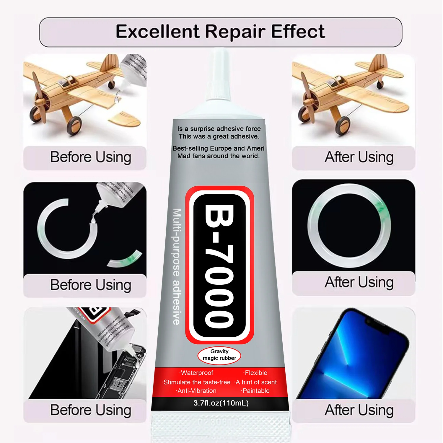 Super Glue B-7000 Loolifl 1-10 – Resin Crafts recenzja i cena