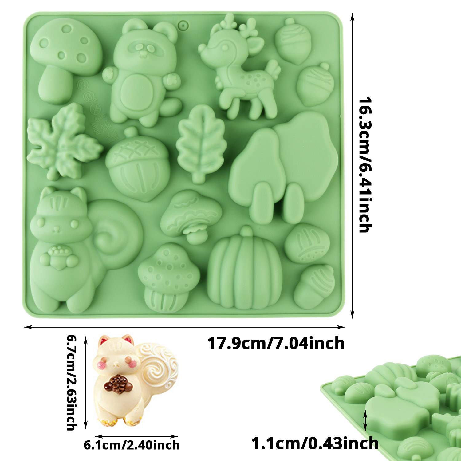1 Silicone Cake Mold in the Sh – Resin Craft Projects recenzja i cena
