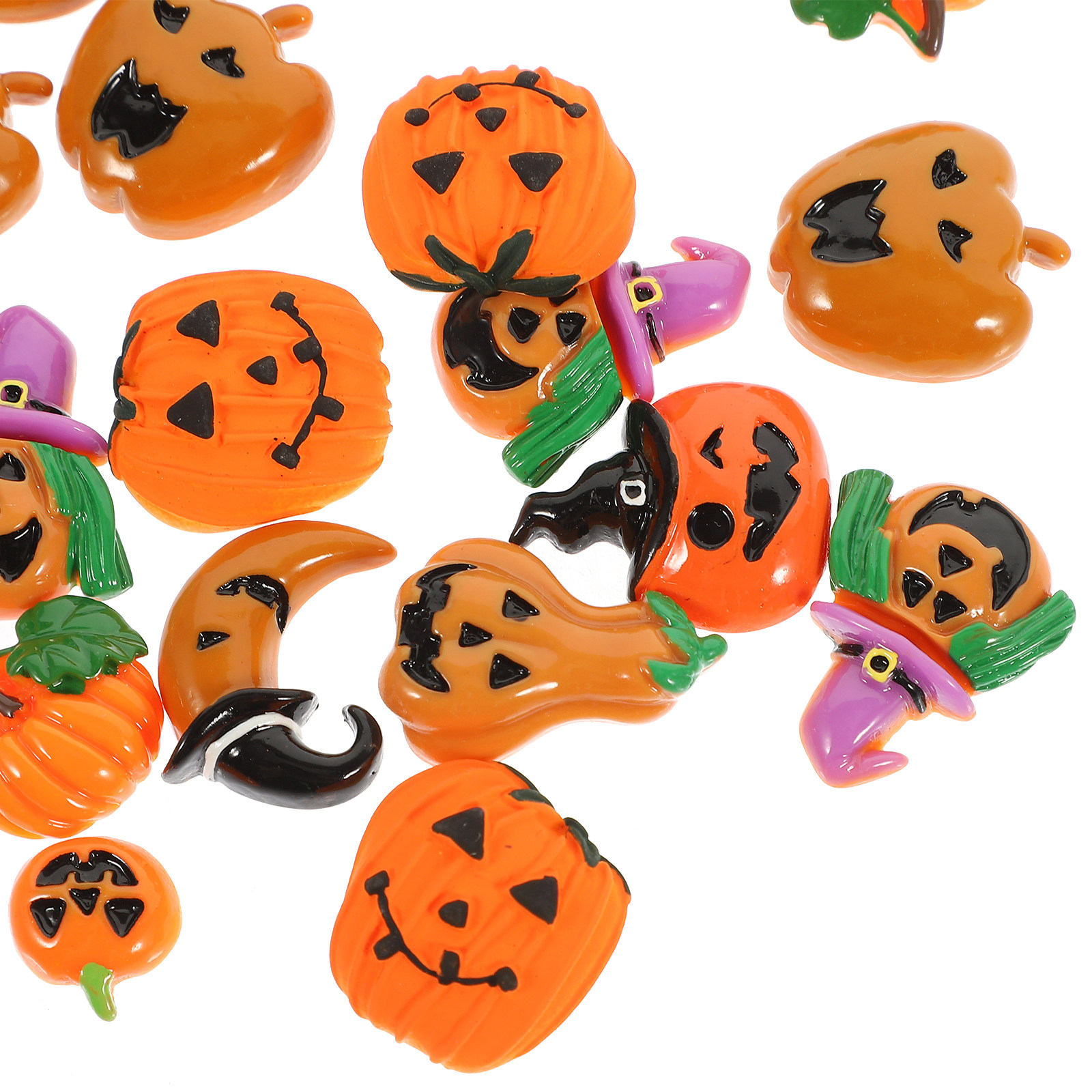 24Pcs Resin Halloween Pumpkin  – Resin Craft Supplies recenzja i cena