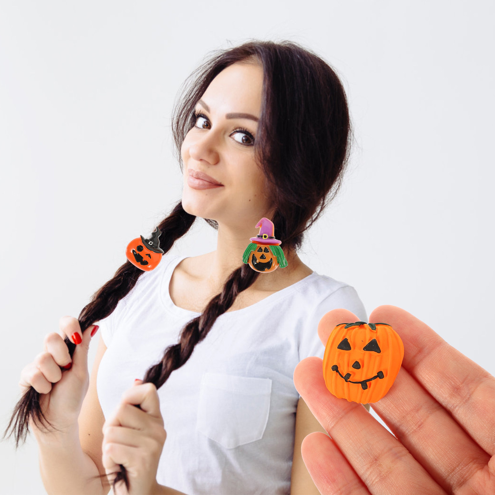 24Pcs Resin Halloween Pumpkin  – Resin Craft Supplies recenzja i cena