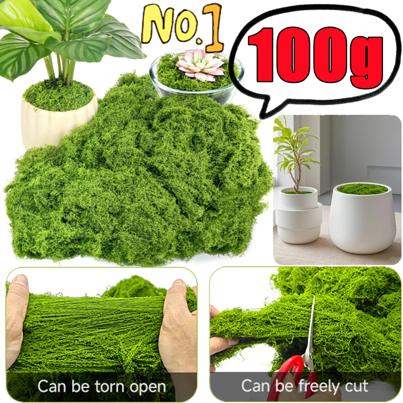 30/50/100g Fake Green Moss Art – Terrarium Moss Art recenzja i cena