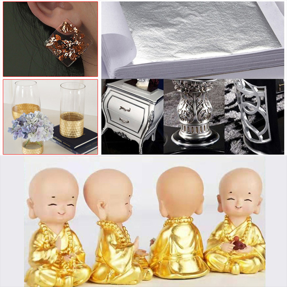 300 Sheets Gold Leaf Sheets Im – Gold Foil Flakes recenzja i cena