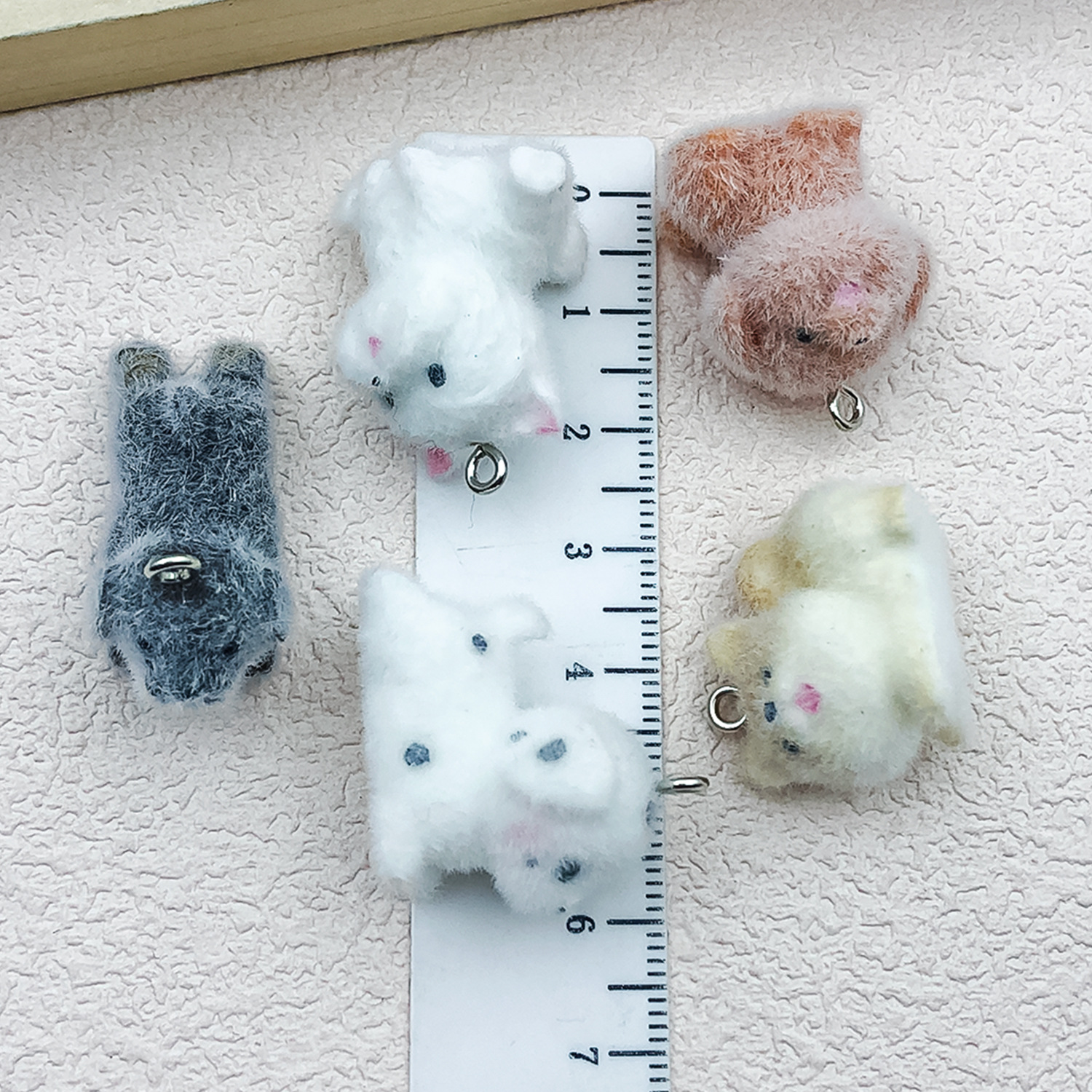 5pcs&1pc Flocked Resin Animal  – Resin Craft Material recenzja i cena