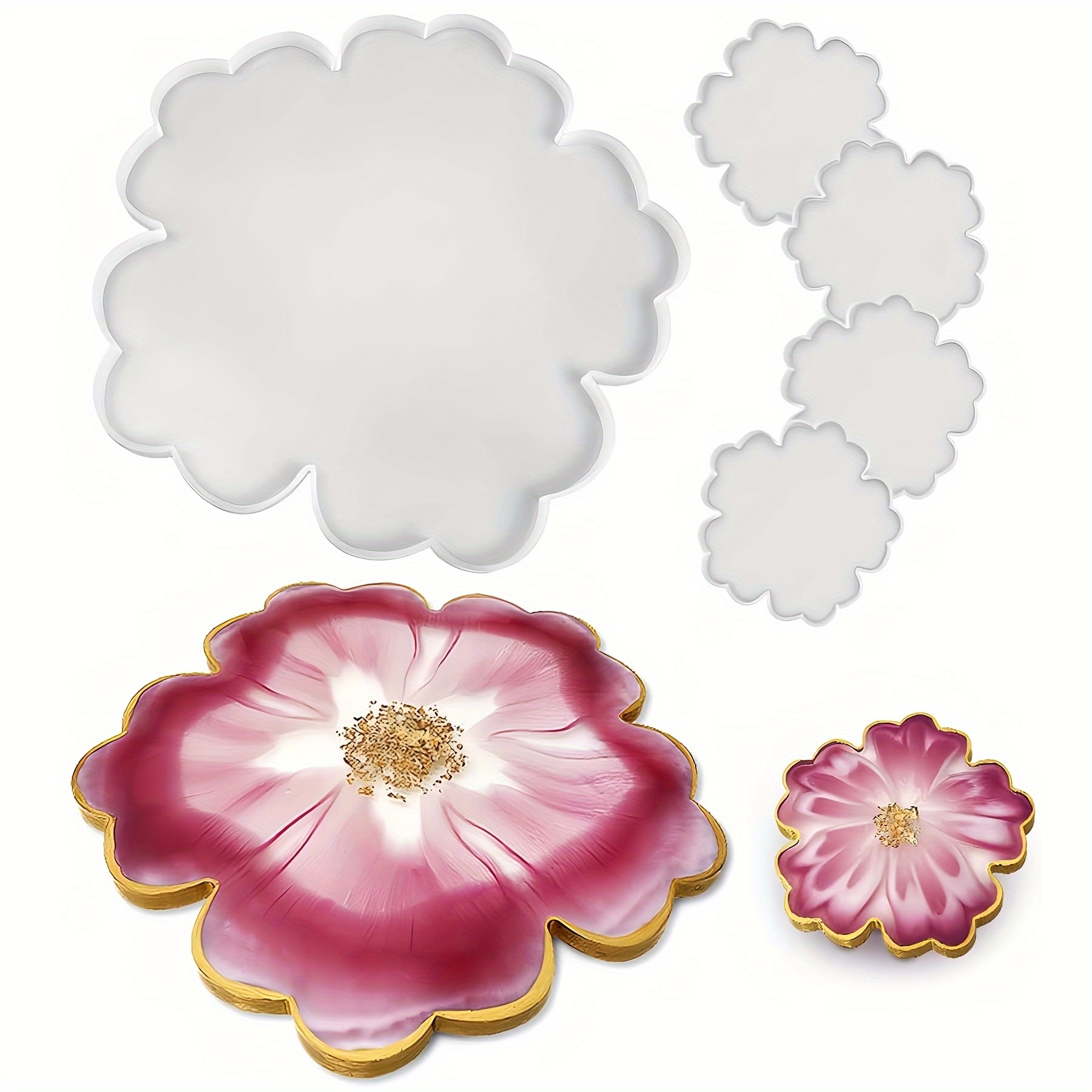 1-piece 13-inch large flower t – Serving Tray Mold recenzja i cena