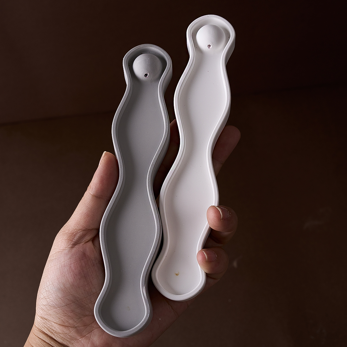 Wave Long Incense Insert Tray  – Serving Tray Mold recenzja i cena