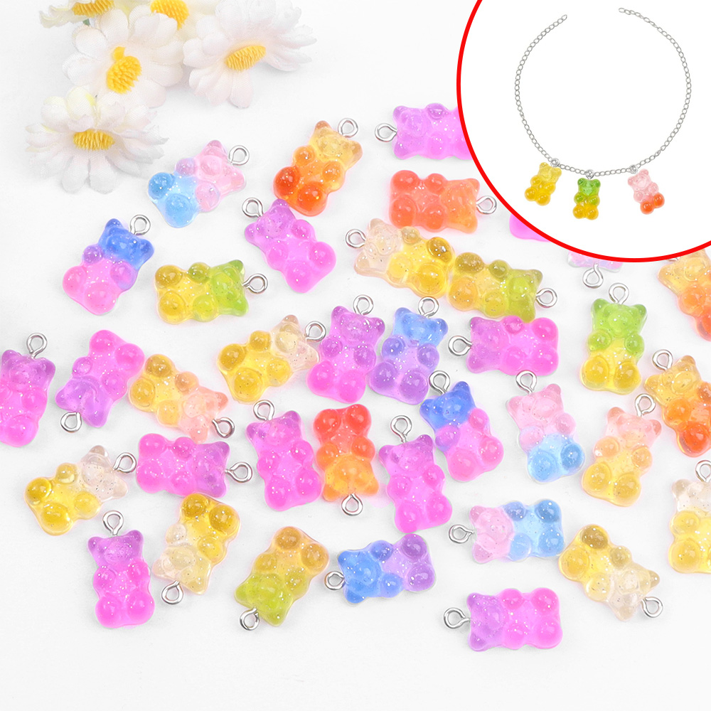 60pcs Dual Color Resin Bear Sh – Resin Craft Supplies recenzja i cena