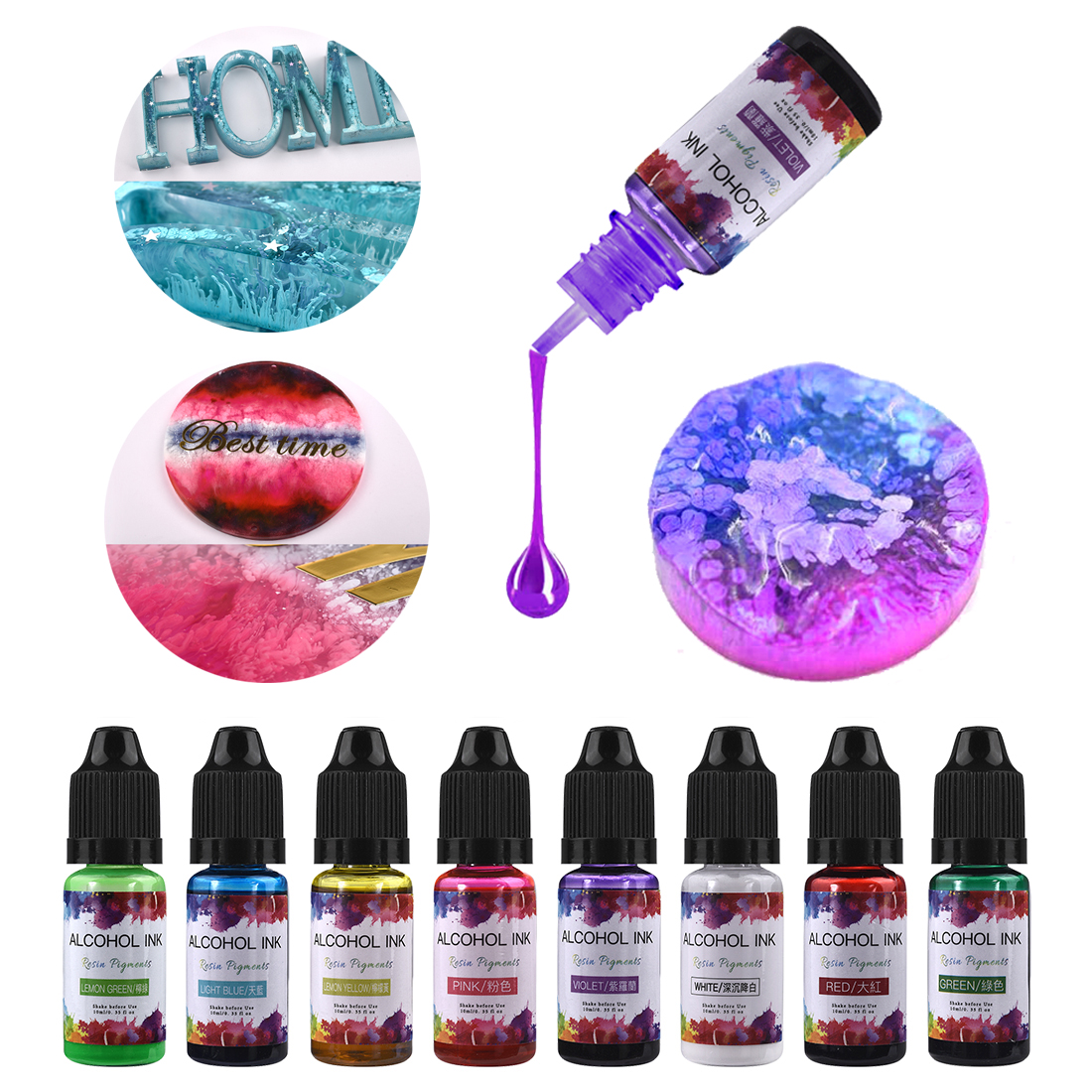 10ml/15ml Art Ink Alcohol Resi – Resin Dye Alcohol recenzja i cena
